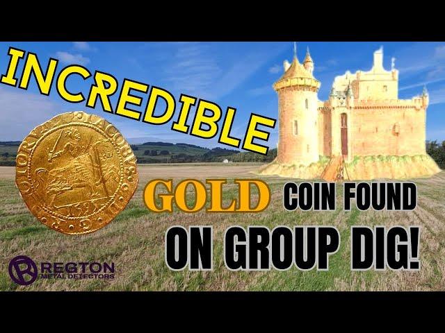 INCREDIBLE Gold Coin Found Near Castle || Metal Detecting UK || XP Deus 2
