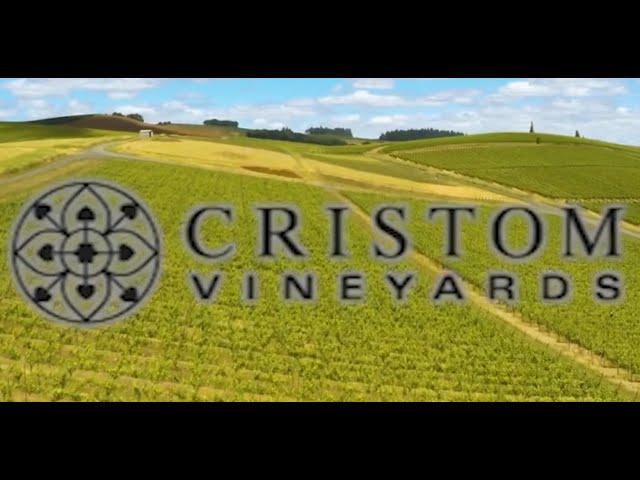Cristom Vineyards, Willamette Valley, Oregon USA Vineyards and drone.