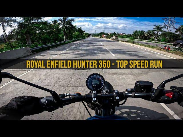 Royal Enfield Hunter 350 - Top Speed Run