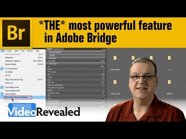 *THE* most powerful feature in Adobe Bridge