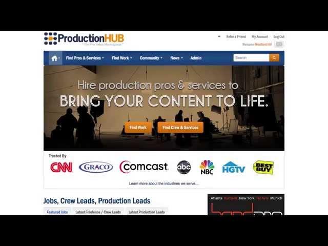 How to Use ProductionHUB to Find Crew & Services