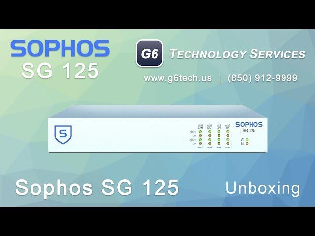 Sophos SG 125 Unboxing