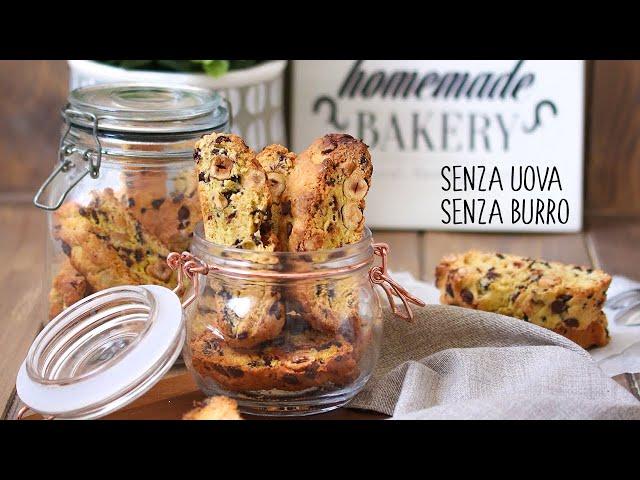 CANTUCCINI CHOCOLATO and HAZELNUTS, no eggs no butter very easy and delicious! Vegan