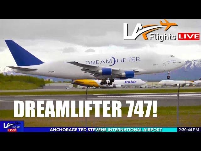 Dreamlifter 747 Arrives at Anchorage!