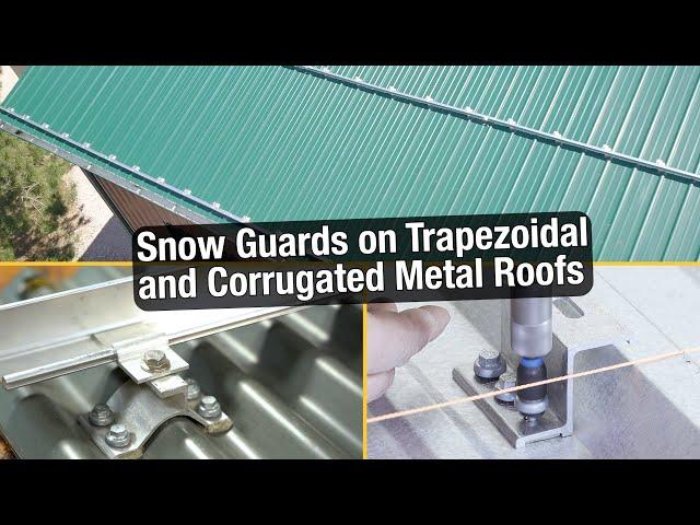 Choosing the Best Snow Guards for Exposed-Fastened Roofs