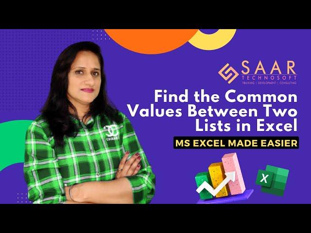 Find the Common Values between two lists in Excel using FILTER Function in Excel 365/Excel 2021