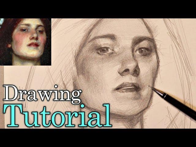 How To Draw Like a Painter | (Start-Finish) Real Time Tutorial