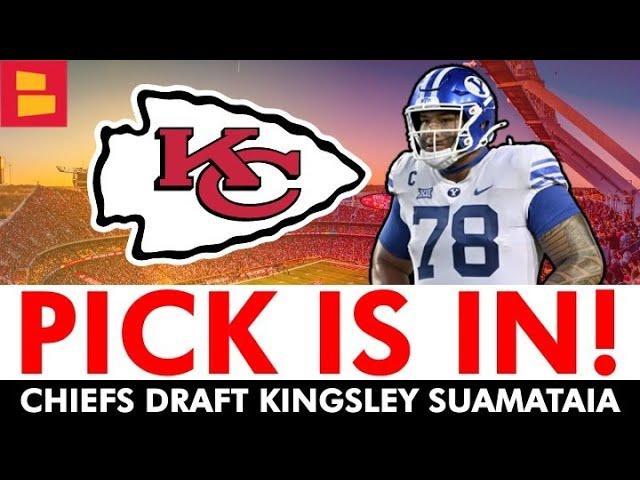 Kingsley Suamataia Selected By Chiefs With Pick #63 In 2nd Round 2024 NFL Draft - Instant Reaction