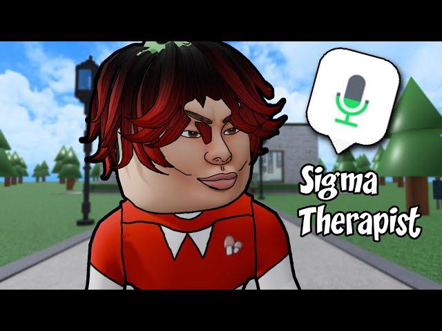 Playing Roblox as a SIGMA THERAPIST!!!