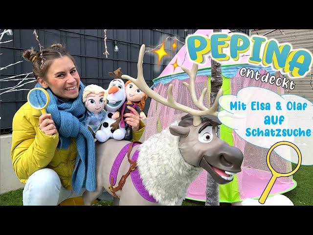  Schatzsuche mit Elsa & Olaf  Pepina als Eiskönigin ️