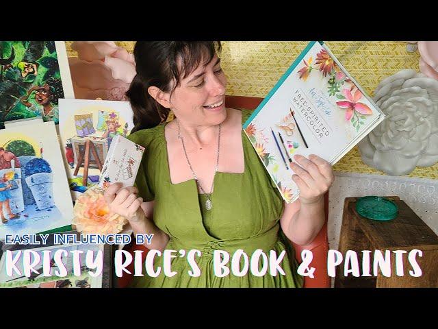 I'm Torn- Easily Influenced by Kristy Rice's Free Spirited Watercolor & Watercolor Palette