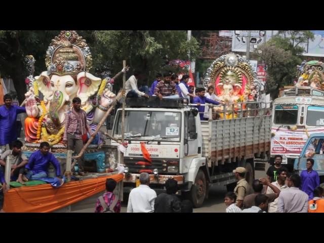 Ganesh Nimajjanam l hyderabad Ganesh Nimajjanam Procession in Tankbund l Konangi Entertainments