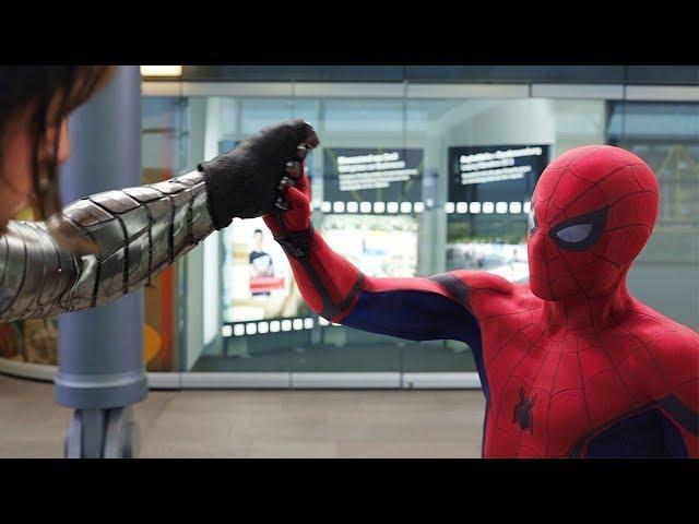 "You Have a Metal Arm?" Airport Battle Scene - Captain America: Civil War - Movie CLIP HD