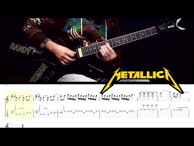 Metallica - Hardwired Solo. Only tabs