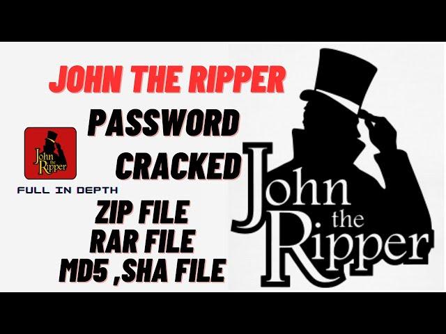 JOHN THE RIPPER : STEP BY STEP  COMPLETE FULL DEPTH | CRACKING PASSWORD