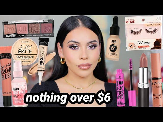 Full Face Nothing Over $6  Affordable Makeup Tutorial!