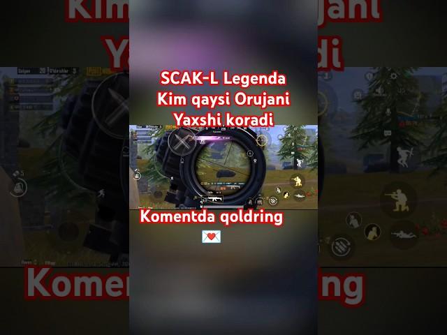 SCAKR-L. LEGENDA Hamda oynedigon Orujasini yozsin 🫡 #pubgmobile #gaming #senior #seniorpubgmobile