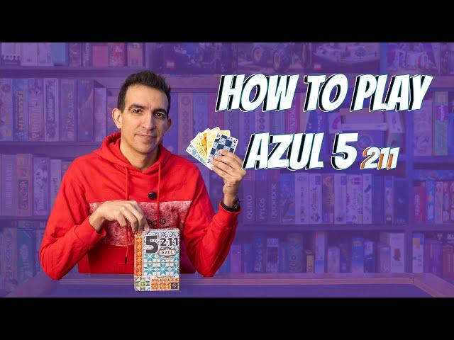 Azul 5211 How to Play | آموزش بازی آزول کارتی