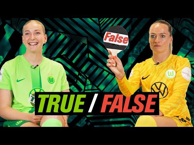 "Sooo nämlich!"  Camilla Küver und Lisa Schmitz im True/False-Quiz ⁉️