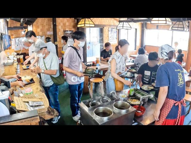 Shocking! Nostalgic Self-service Udon Shop! 300 Guests Arrived at 8 O'clock in the Morning!