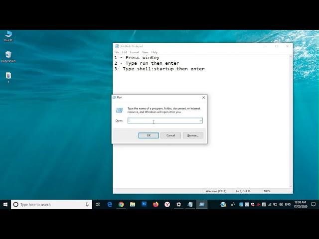 How to Access the Windows 10 Startup Folder