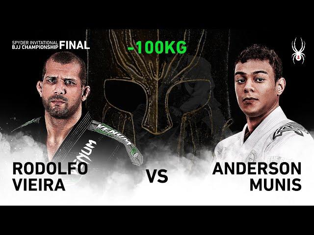2019 SPYDER INVITATIONAL BJJ CHAMPIONSHIP FINAL -100kg Quarter final : R.Vieira vs A.Munis(Full)
