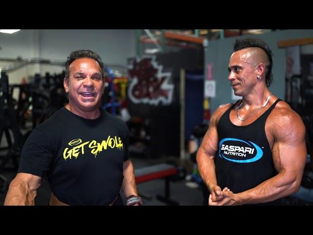 Rich Gaspari training with Father/Son duo