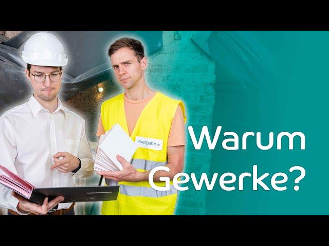 Gewerke | Darum werden Bauleistungen eingeteilt