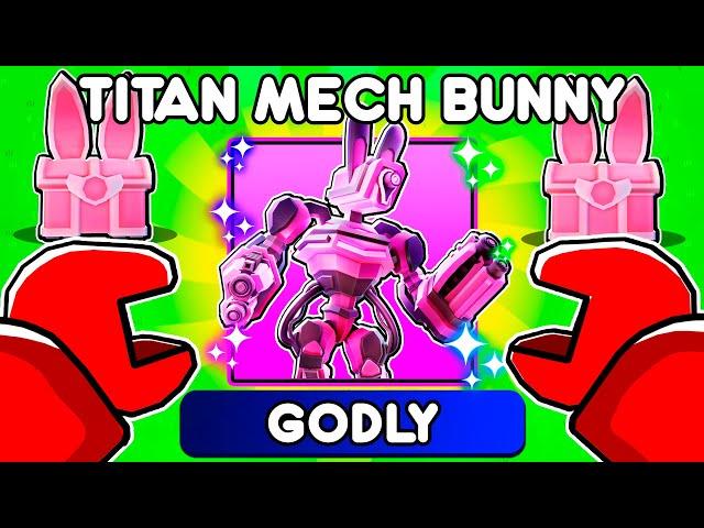 Unlocking GODLY TITAN BUNNY In Toilet Tower Defense