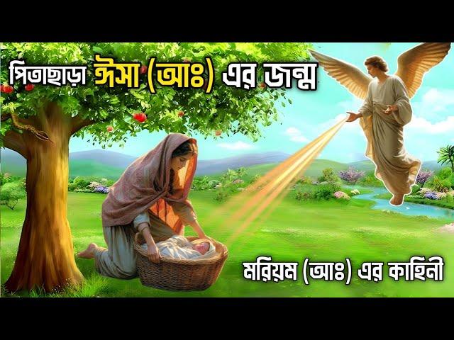 ঈসা আঃ এর জন্মের অলৌকিক ঘটনা || মরিয়ম আঃ এর জীবন কাহিনী || ইসলামিক কাহিনী || Hazrat Maryam AS