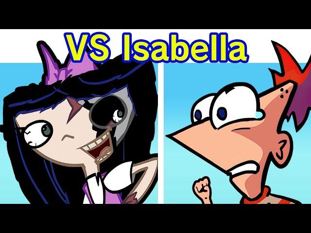 Friday Night Funkin' VS Corrosion Isabella & Lyrics (The Lost episodes of Phineas & Ferb) (FNF Mod)