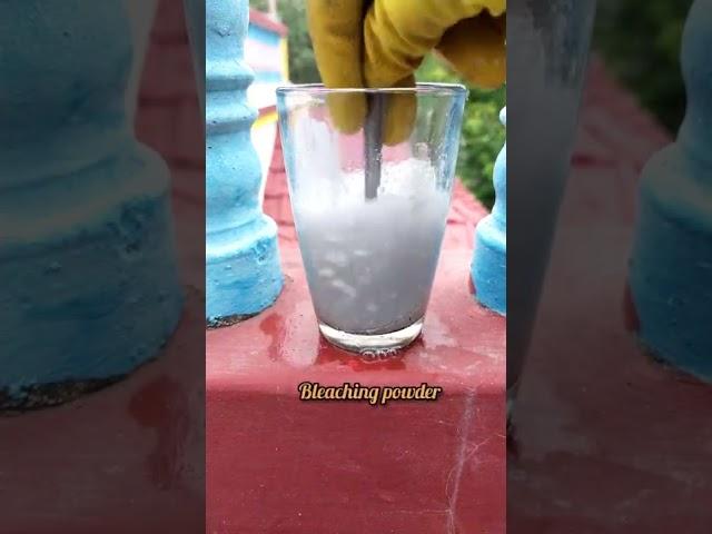 Easy Science Experiment With Shampoo & Bleaching Powder _Mr. What!!