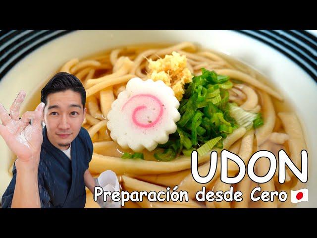 UDON, pasta tradicional de Japón, preparación desde Cero | Cocina japonesa con Yuta