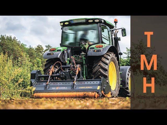 Agricultural mulcher | TMC CANCELA TMH | with tractor JOHN DEERE 6115R