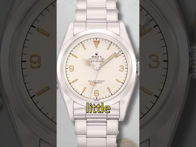 A SUPER RARE Albino Rolex Explorer  #Rolex #Watch