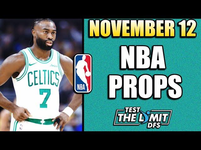 TOP 5 BEST NBA PLAYER PROP PICKS FOR PRIZEPICKS | TUESDAY 11/12/2024