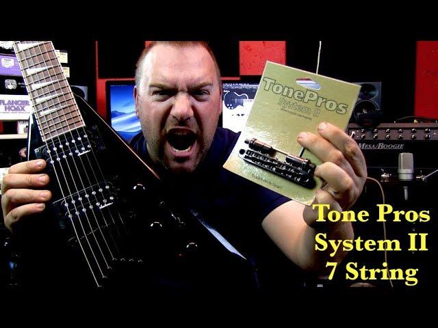 Tone Pros 7 String Tune O Matic Bridge Install