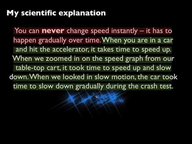 Why can't things stop instantly?