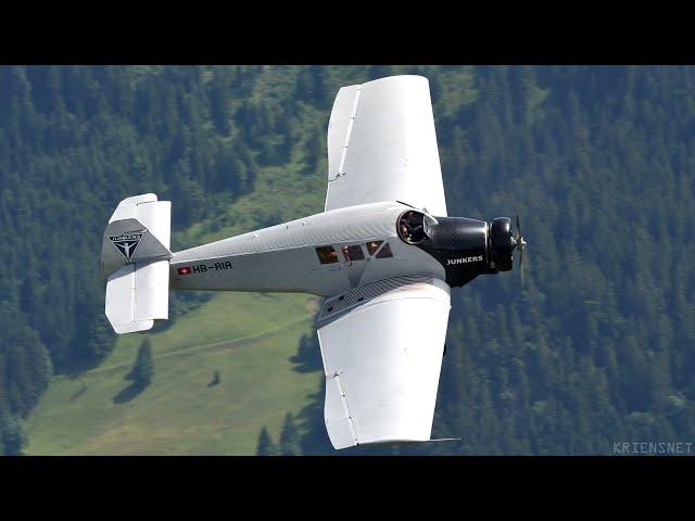 OldtimAIR Flugparade Stanserhorn 2022 - Junkers F-13 / HB-RIA