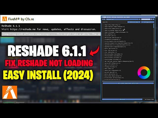 FiveM | How to Install ReShade v6.1.1 | Fix Fivem Reshade 6.1.1 Not Loading & Working (2024)