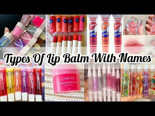 Types Of Lip Balm With Name/Different Types Of Lip Balm/Lip Balm Name List/#trendygirlneeti #lipbalm