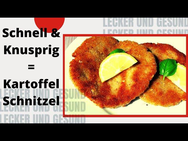 "Wiener Schnitzel" vegan - ohne Seitan ohne Soja / Resteverwertung /Rezept aus Kartoffelbrei