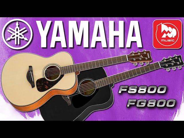 [Eng Sub] YAMAHA FS800 and YAMAHA FG800 acoustic guitars