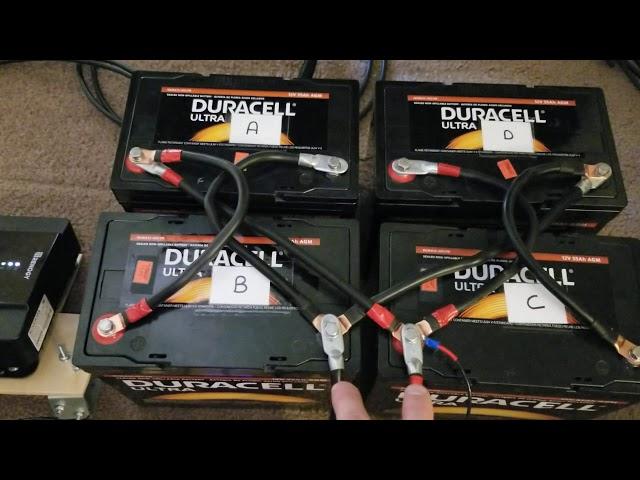 Balanced Charging/Loading of 4 Parallel 12V Batteries