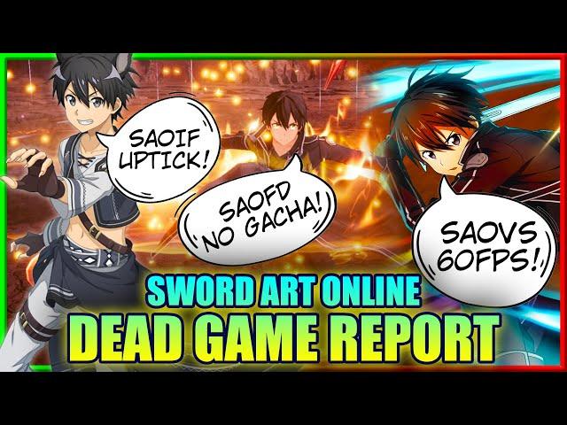 60FPS in SAOVS, NO GACHA in SAOFD and SAOIF Trends UP! | Dead Game Report May 2024