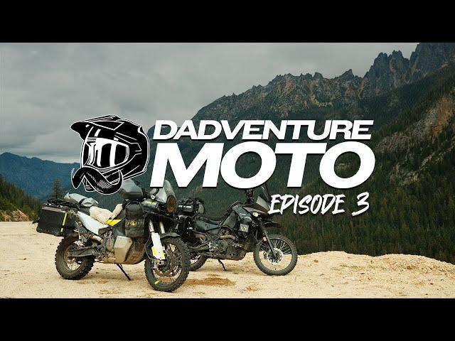 Dadventure Moto - Ep 3 | Wet and Wild WABDR with Blaine Rides | KLR 650 | Norden 901