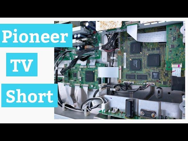What's inside Pioneer Plasma Display TV | Nice Circuit Boards | Gold Recovery  Boards | #shorts