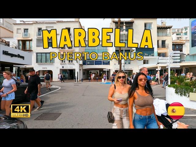 Walking in Marbella, Puerto Banus | Spain  [4K UHD 60fps]