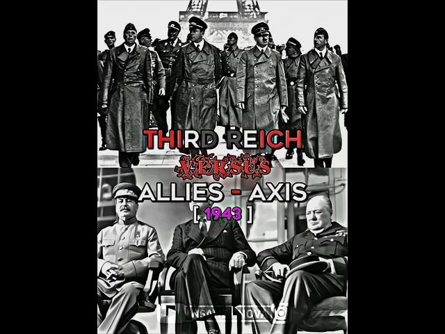 Third Reich Vs Allies and Axis powers ww2 | German Reich (1943) Vs All other Countries (1943) |#edit