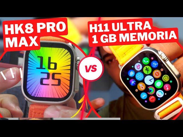 hk8 pro max vs h11 ultra upgrade (1gb de memoria interna)